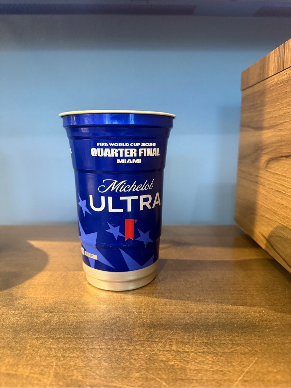 FIFA World Cup 2026 Michelob Ultra Blue Commemorative Cup - Quarter Final Miami